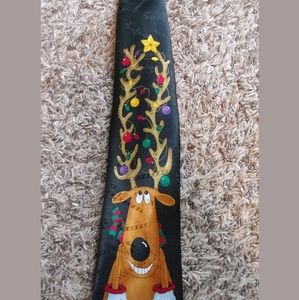 Christmas Reindeer Tie